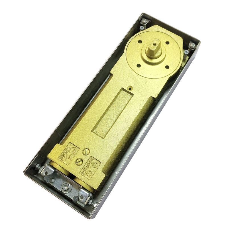 Glass door closer two speed adjustable hydraulic floor spring